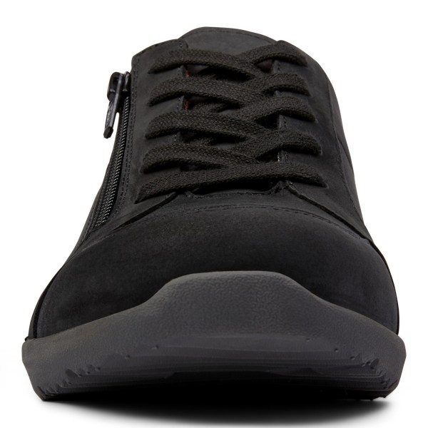 Vionic Trainers Ireland - Abigail Lace Up Black - Womens Shoes On Sale | UKCOB-0465